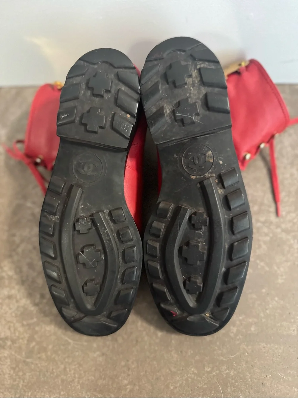 Chanel 1992 Runway Combat Boots – Size 37.5